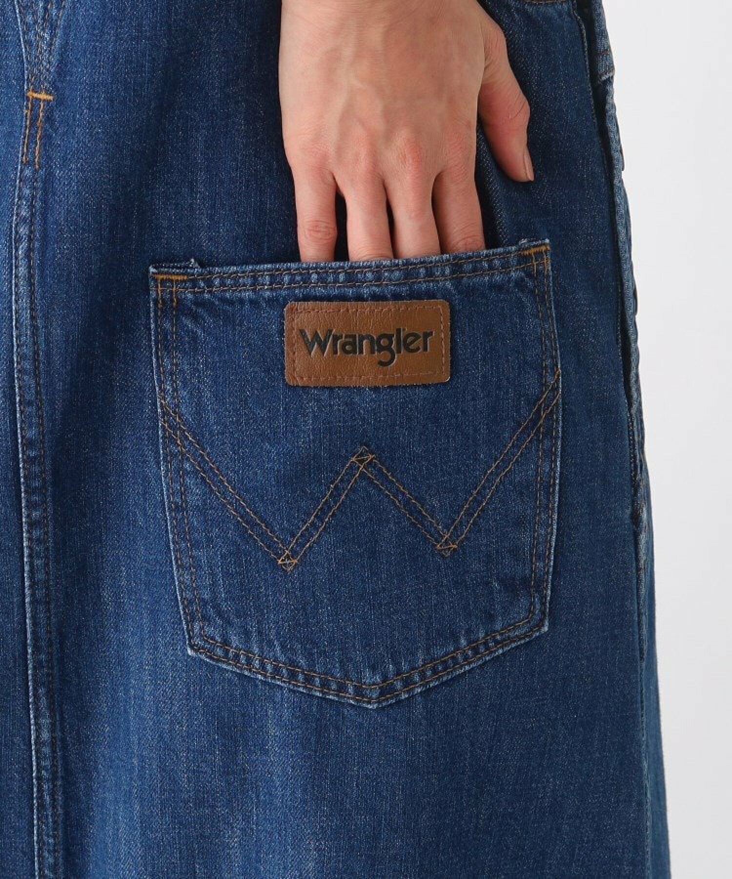 【Wrangler/ラングラー】別注ロングジャンパースカート